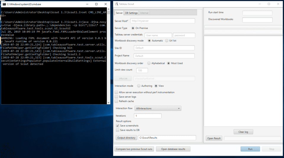 scout and command line 